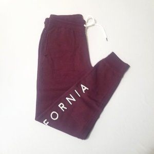 Women's Cotton Pants California Logo Size Medium NWT